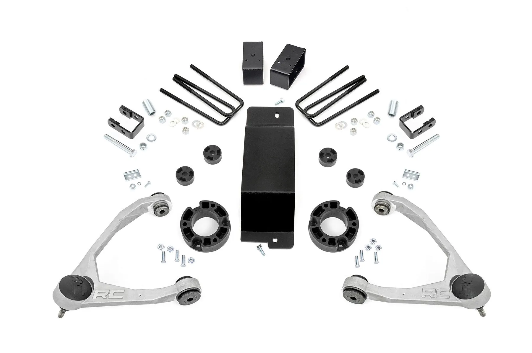 Rough Country 3.5" Suspension Lift Kit Mag-Ride ALU | Cast Steel GMC Sierra 1500 2014-2016 - 18901