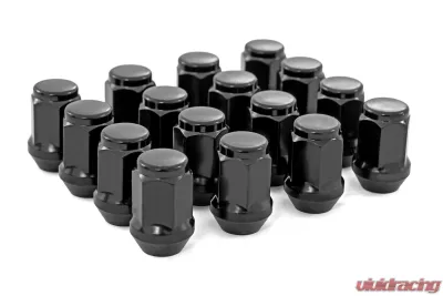 Rough Country Lug Nut Set M12x1.5 16 Qty Black - 1907SBLK