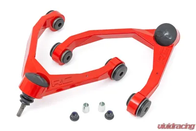Rough Country Red Forged Upper Control Arms 2.5-3.5" Lift Chevy | GMC 1500 Truck & SUV 07-18 & Classic - 19401ARED