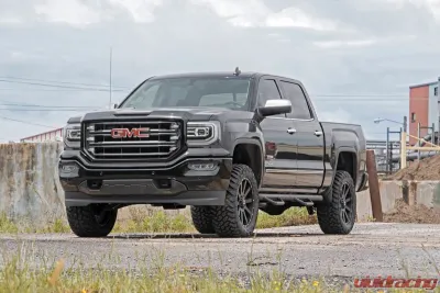 Rough Country 3.5" Lift Kit Forged UCA w/M1 Monotube Struts and Shocks Chevrolet Silverado 1500 GMC Sierra 1500 4WD 2014-2016 - 19440