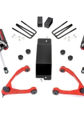Rough Country 3.5" Lift Kit Forged UCA Vertex Chevy | GMC 1500 07-16                                     - 19450RED - Image 6
