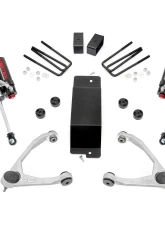 Rough Country 3.5" Lift Kit Vertex Adjustable Coilovers w/Vertex Adjustable Shocks Chevy Silverado 1500 GMC Sierra 1500 2007-2016                                     - 19450 - Image 6