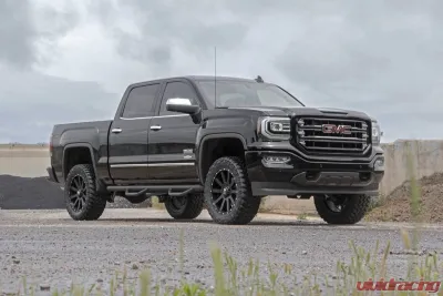 Rough Country 3.5" Lift Kit Vertex Adjustable Coilovers w/Vertex Adjustable Shocks Chevy Silverado 1500 GMC Sierra 1500 2007-2016 - 19450