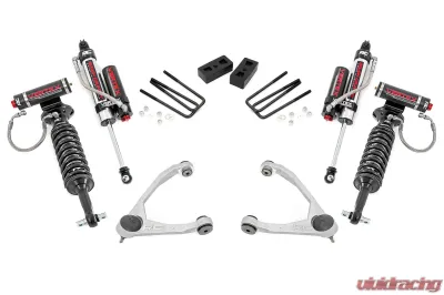 Rough Country 3.5" Lift Kit Vertex Adjustable Coilovers w/Vertex Adjustable Shocks Chevy Silverado 1500 GMC Sierra 1500 2WD 2007-2018 - 19850