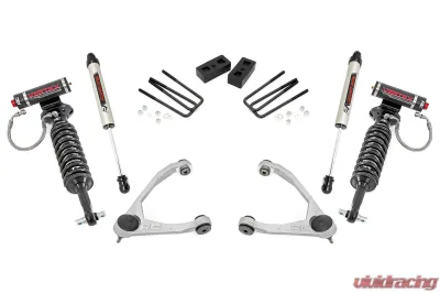 Rough Country 3.5" Lift Kit Vertex Adjustable Coilovers w/V2 Monotube Shocks Chevy Silverado 1500 GMC Sierra 1500 2WD 2007-2018 - 19857