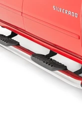 Rough Country GM Stainless Steel Oval Nerf Step Bars Chevrolet Silverado 1500 2500 3500 2007-2019                                     - 21001S - Image 6