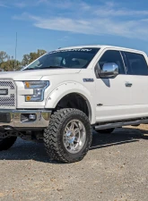 Rough Country Oval Nerf Step Bars for 2015-2024 Ford F-150 SuperCrew, 4.5-Inch Wide, Steel                                     - 21005 - Image 5