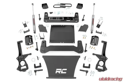 Rough Country 6" Lift Kit Mono Leaf Rear 4.3L 5.3L 6.2L Chevrolet Silverado 1500 2WD 4WD 2019-2023 - 21630