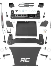 Rough Country 6" Lift Kit Mono Leaf Rear N3 Struts w/N3 Rear Shocks 4.3L 5.3L 6.2L Chevrolet Silverado 1500 2WD 4WD 2019-2023                                     - 21631 - Image 6