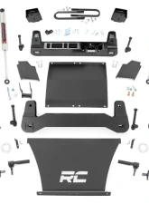 Rough Country 6" Lift Kit Mono Leaf Rear M1 Struts w/M1 Rear Shocks 4.3L 5.3L 6.2L Chevrolet Silverado 1500 2WD 4WD 2019-2023                                     - 21640 - Image 6