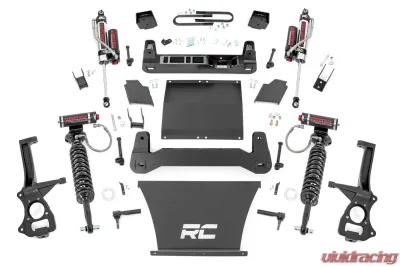 Rough Country 6" Lift Kit Mono Leaf Rear Vertex Adjustable Coilovers w/Vertex Shocks 4.3L 5.3L 6.2L Chevrolet Silverado 1500 2WD 4WD 2019-2023 - 21650