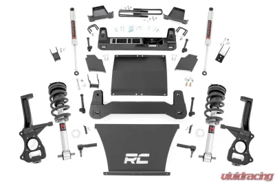 Rough Country 6" Lift Kit Multi Leaf Spring M1 Struts w/M1 Rear Shocks 4.3L 5.3L 6.2L Chevrolet Silverado 1500 2WD 4WD 2019-2023 - 21740