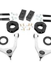 Rough Country 3.5" Lift Kit Strut Spacers w/N3 Shocks GMC Sierra 1500 2WD 4WD 2019-2022                                     - 22630 - Image 6