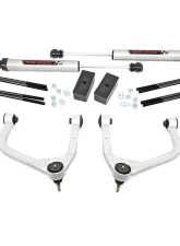 Rough Country 3.5" Lift Kit Vertex Adjustable Coilovers V2 Monotube GMC Sierra 1500 2WD 4WD 2019-2022                                     - 22657 - Image 6
