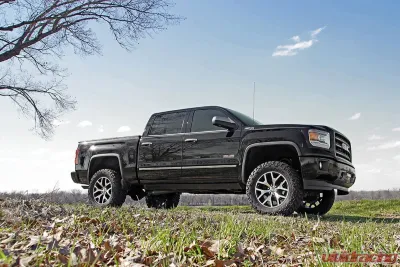 Rough Country 6" Lift Kit Aluminum or Stamped Steel M1 Struts w/M1 Rear Shocks Chevrolet Silverado 1500 GMC Sierra 1500 4WD 2014-2018 - 22740