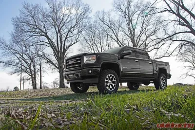 Rough Country 6" Lift Kit Aluminum or Stamped Steel M1 Struts w/M1 Rear Shocks Chevrolet Silverado 1500 GMC Sierra 1500 4WD 2014-2018 - 22740