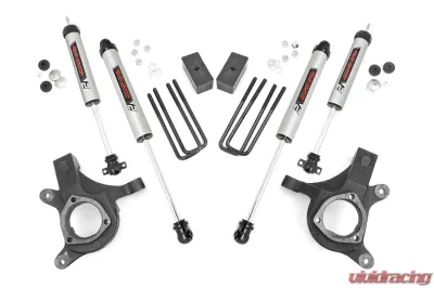 Rough Country 3" Lift Kit w/V2 Monotube Chevy Silverado 1500 Silverado 1500 Classic GMC Sierra 1500 Sierra 1500 Classic 2WD 1999-2007 - 23277