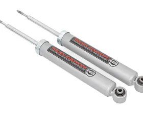 Rough Country N3 Rear Shocks 1.5-2.5 Inch for GMC Acadia 2017-2023, Metallic Silver Finish