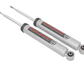 Rough Country N3 Rear Shocks for 2019-2024 Toyota Rav4, 0-2.5 Inch Lift, Metallic Silver