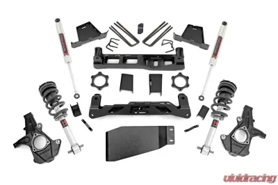 Rough Country 6" Lift Kit M1 Struts w/M1 Rear Shocks Chevrolet Silverado 1500 GMC Sierra 1500 4WD 2007-2013 - 23640