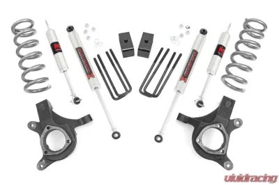 Rough Country 4.5" Lift Kit M1 Monotube Shocks Chevy Silverado 1500 Silverado 1500 Classic GMC Sierra 1500 Sierra 1500 Classic 2WD 1999-2007 - 23940
