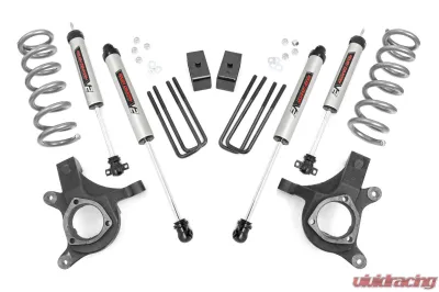Rough Country 4.5" Lift Kit w/V2 Monotube Chevy Silverado 1500 Silverado 1500 Classic GMC Sierra 1500 Sierra 1500 Classic 2WD 1999-2007 - 23970