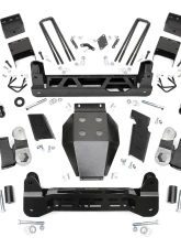 Rough Country 7.5" Lift Kit w/V2 Monotube Chevy Silverado 2500 HD 3500 HD GMC Sierra 2500 HD 3500 HD 2WD | 4WD 2011-2019                                     - 25370 - Image 3