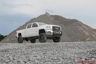 Rough Country 5" Lift Kit w/Vertex Reservoir Chevy Silverado 2500 HD 3500 HD GMC Sierra 2500 HD 3500 HD 2WD | 4WD 2011-2019 - 26050