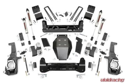Rough Country 5" Lift Kit w/V2 Monotube Chevy Silverado 2500 HD 3500 HD GMC Sierra 2500 HD 3500 HD 2WD | 4WD 2011-2019 - 26070