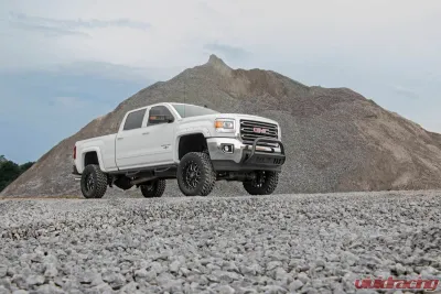 Rough Country 5" Lift Kit w/V2 Monotube Chevy Silverado 2500 HD 3500 HD GMC Sierra 2500 HD 3500 HD 2WD | 4WD 2011-2019 - 26070