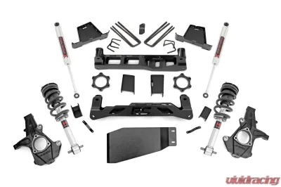 Rough Country 7.5" Lift Kit M1 Struts w/M1 Rear Shocks Chevrolet Silverado 1500 GMC Sierra 1500 4WD 2007-2013 - 26440