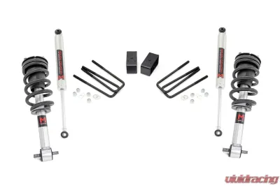 Rough Country 3.5" Lift Kit w/M1 Monotube Struts and Shocks Chevrolet Silverado 1500 GMC Sierra 1500 2WD 2007-2013 - 26840