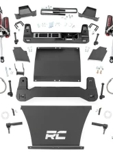 Rough Country 4" Lift Kit Trailboss | AT4 Gas Vertex Adjustable Coilovers w/Vertex Adjustable Shocks Chevy Silverado 1500 GMC Sierra 1500 2019-2022                                     - 27550 - Image 4