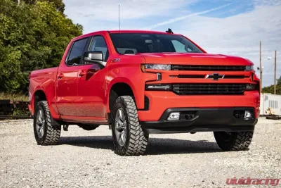 Rough Country 3.5" Lift Kit Mono Leaf Rear Vertex Adjustable Coilovers w/Vertex Shocks Chevrolet Silverado 1500 2WD 4WD 2019-2023 - 28250