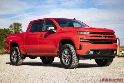 Rough Country 3.5" Lift Kit Mono Leaf Rear Vertex Adjustable Coilovers w/Vertex Shocks Chevrolet Silverado 1500 2WD 4WD 2019-2023 - 28250