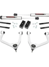 Rough Country 3.5" Lift Kit Mono Leaf Rear Vertex Adjustable Coilovers w/V2 Rear Shocks Chevrolet Silverado 1500 2WD 4WD 2019-2023                                     - 28257 - Image 6