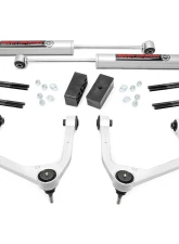 Rough Country 3.5" Lift Kit Mono Leaf Rear N3 Struts w/N3 Rear Shocks GMC Sierra 1500 2WD 4WD 2019-2023                                     - 28831 - Image 6