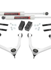 Rough Country 3.5" Lift Kit Mono Leaf Rear M1 Struts w/M1 Rear Shocks GMC Sierra 1500 2WD 4WD 2019-2023                                     - 28840 - Image 6