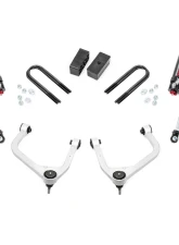 Rough Country 3.5" Lift Kit Mono Leaf Rear Vertex Adjustable Coilovers w/Vertex Shocks GMC Sierra 1500 2WD 4WD 2019-2023                                     - 28850 - Image 6