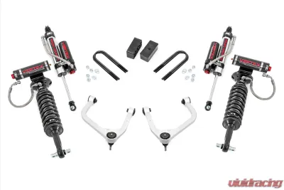 Rough Country 3.5" Lift Kit Mono Leaf Rear Vertex Adjustable Coilovers w/Vertex Shocks GMC Sierra 1500 2WD 4WD 2019-2023 - 28850
