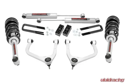 Rough Country 3.5" Lift Kit Lifted Struts w/N3 Shocks Chevy Silverado 1500 2WD 4WD 2019-2022 - 29532