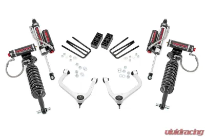 Rough Country 3.5" Lift Kit Vertex Adjustable Coilovers w/Vertex Adjustable Shocks Chevy Silverado 1500 2WD 4WD 2019-2022 - 29550