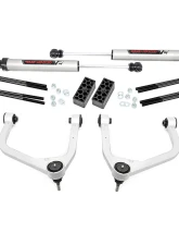 Rough Country 3.5" Lift Kit Vertex Adjustable Coilovers w/V2 Monotube Shocks Chevy Silverado 1500 2WD 4WD 2019-2022                                     - 29557 - Image 6