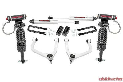 Rough Country 3.5" Lift Kit Vertex Adjustable Coilovers w/V2 Monotube Shocks Chevy Silverado 1500 2WD 4WD 2019-2022 - 29557