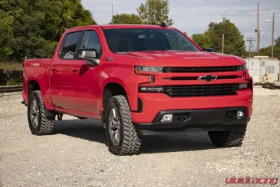 Rough Country 3.5" Lift Kit Vertex Adjustable Coilovers w/V2 Monotube Shocks Chevy Silverado 1500 2WD 4WD 2019-2022 - 29557
