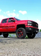 Rough Country 7" Lift Kit Bracket w/M1 Montube Struts and Shocks Chevrolet Silverado 1500 GMC Sierra 1500 4WD 2014-2016                                     - 29840 - Image 2
