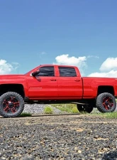 Rough Country 7" Lift Kit Bracket w/M1 Montube Struts and Shocks Chevrolet Silverado 1500 GMC Sierra 1500 4WD 2014-2016                                     - 29840 - Image 5