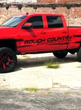 Rough Country 7" Lift Kit Bracket w/M1 Montube Struts and Shocks Chevrolet Silverado 1500 GMC Sierra 1500 4WD 2014-2016                                     - 29840 - Image 6