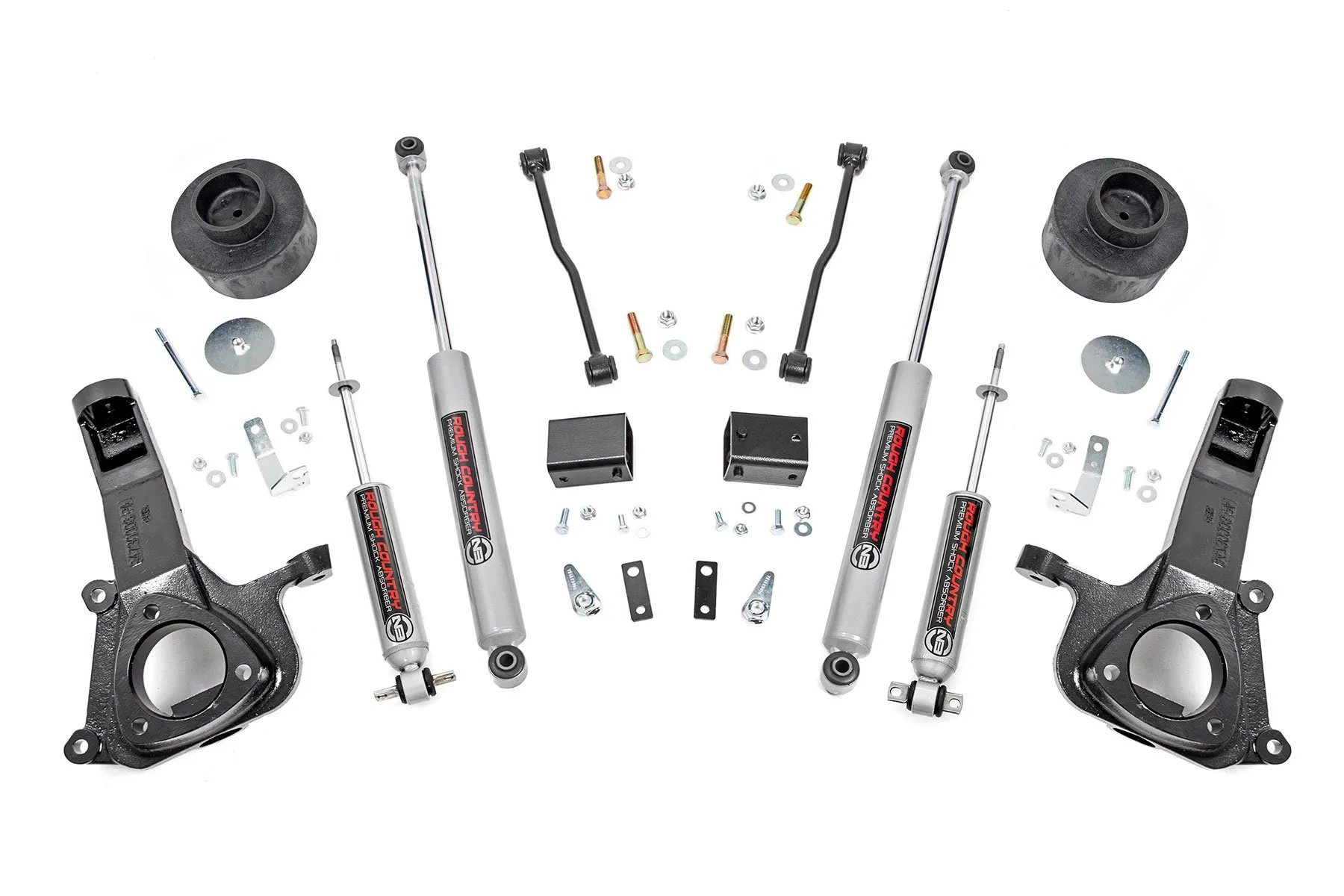 Rough Country 4" Suspension Lift Kit Dodge Ram 1500 Ram 1500 1500 Classic 2WD 2009-2022 - 30730