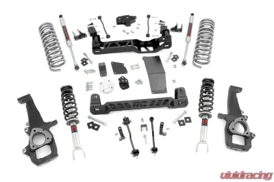 Rough Country 6" Lift Kit M1 Monotube Struts w/M1 Shocks and Rear Variable Rate Coils Ram 1500 1500 Classic 4WD 2012-2023 - 33240